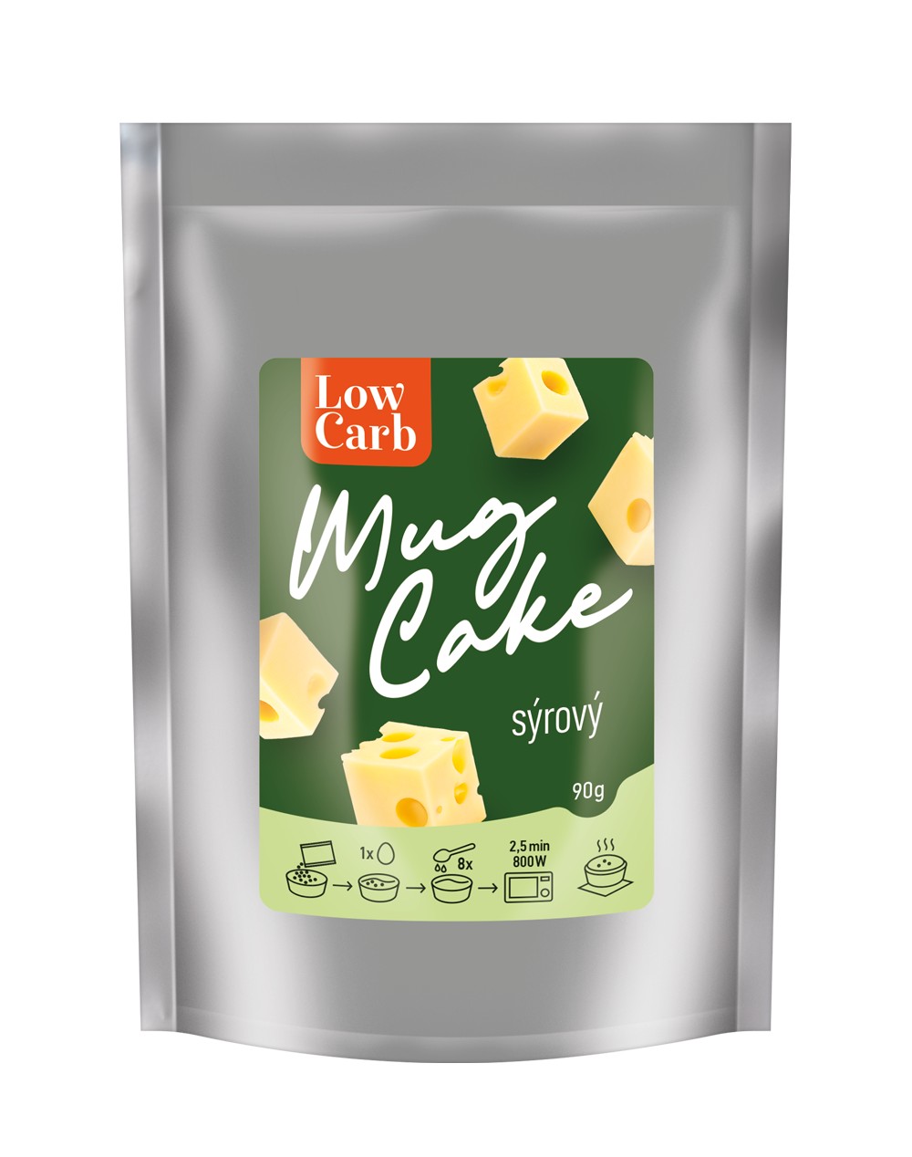 MKM pack Low carb mug cake sýrový 90 g