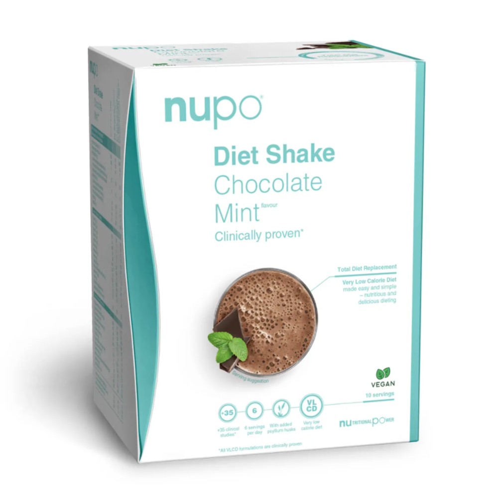 Zobrazit detail výrobku NUPO Dietní nápoj v prášku Čokoláda máta 10 porcí