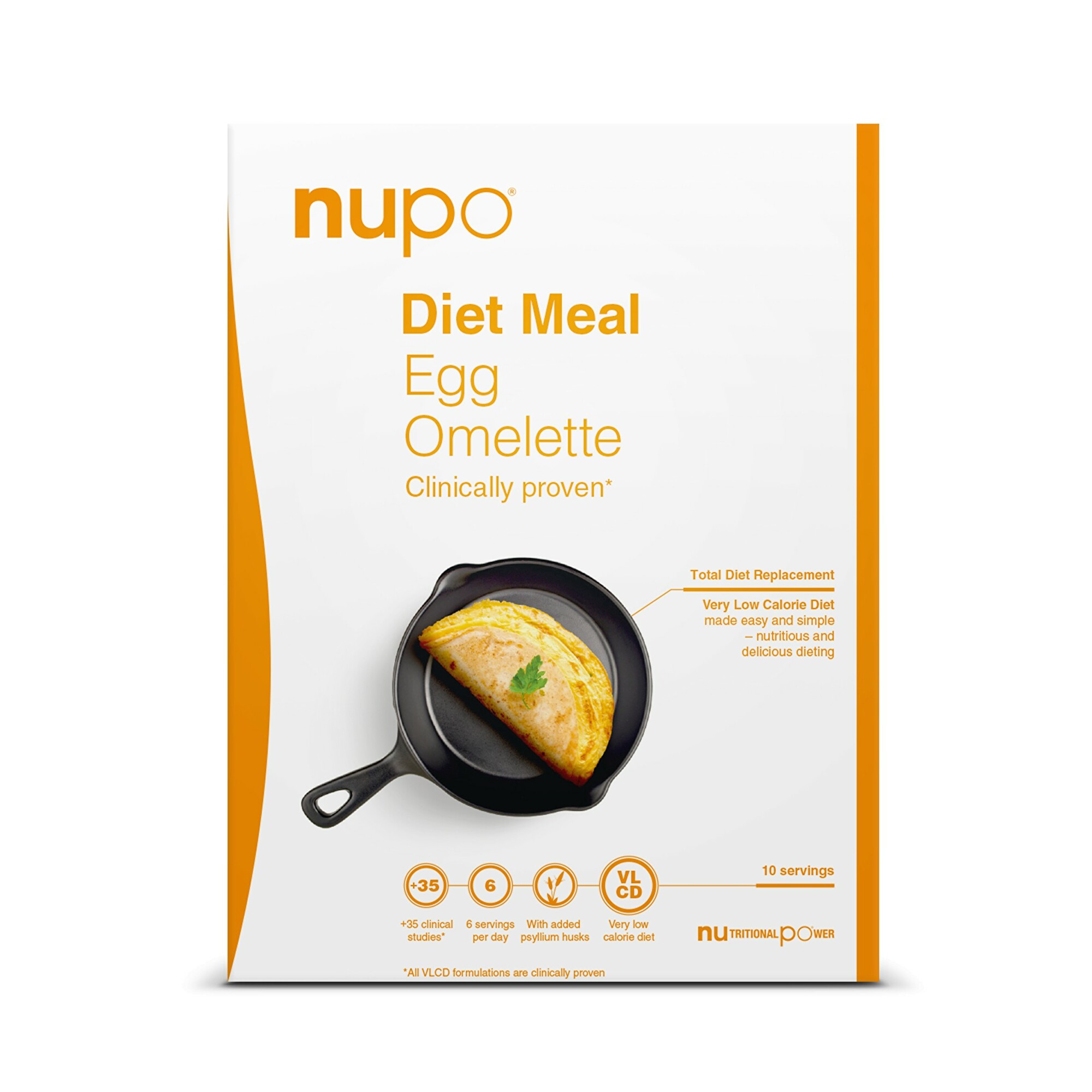 Zobrazit detail výrobku NUPO Dietní teplé jídlo vaječná omeleta 10 ks