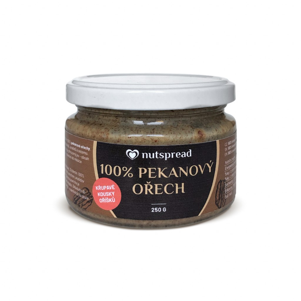 Zobrazit detail výrobku Nutspread Máslo z pekanových ořechů 250 g Zobrazit detail výrobku Nutspread Máslo z pekanových ořechů 250 g
