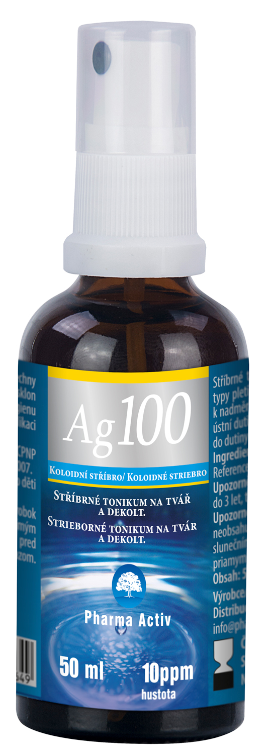 Pharma Activ Koloidné striebro v spreji Ag100 (10ppm) 50 ml