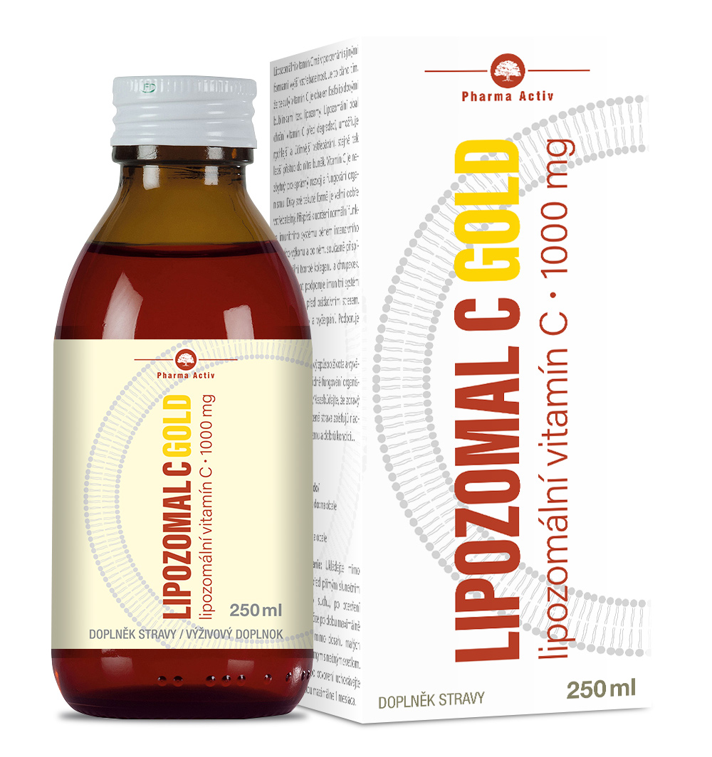 Zobrazit detail výrobku Pharma Activ Lipozomální vitamín C Gold 1000 mg 250 ml