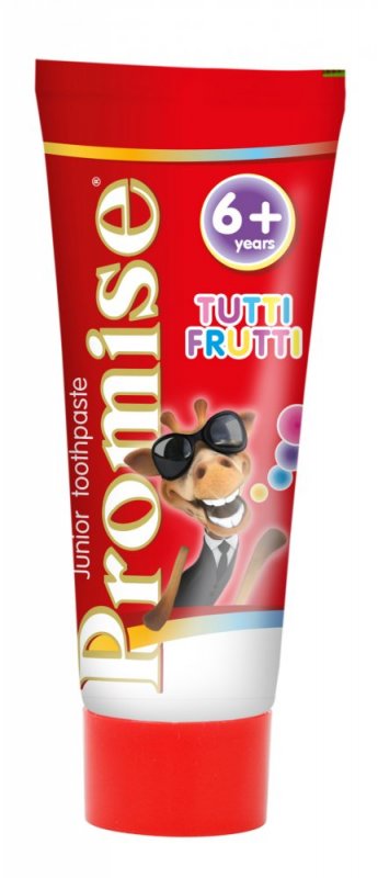 Promise Zubní pasta junior tuti-fruti s fluorem 75 ml