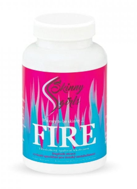 Skinny girls FIRE - přírodní spalovač tuků s kofeinem 120 tobolek