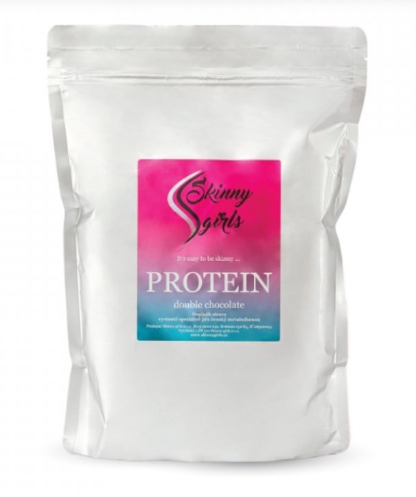 Skinny girls Protein s příchutí double chocolate 1 000 g