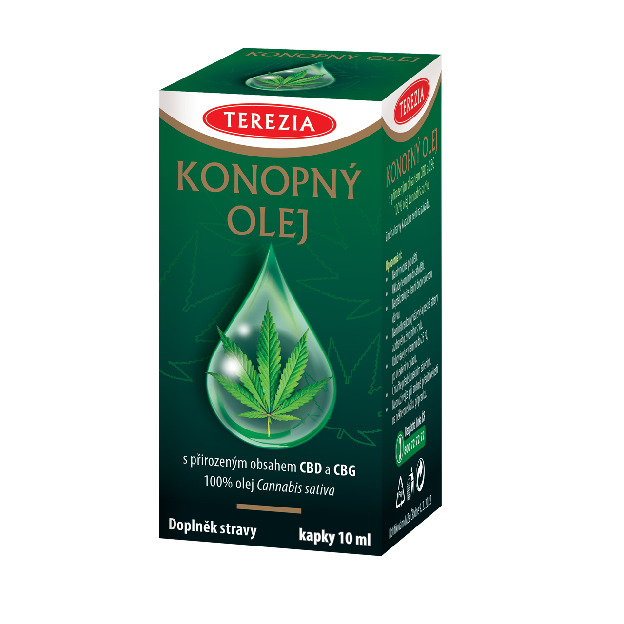 Terezia Company Konopný olej 10 ml