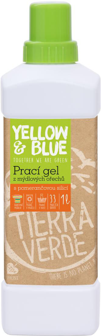 Zobrazit detail výrobku Tierra Verde Prací gel z mýdlových ořechů s pomerančovou silicí 1 l