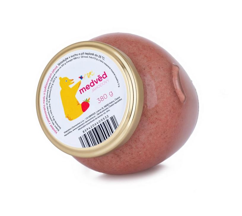 Zobrazit detail výrobku Včelařství Domovina Medvěd jahodový - med s jahodami 380 g Zobrazit detail výrobku Včelařství Domovina Medvěd jahodový - med s jahodami 380 g