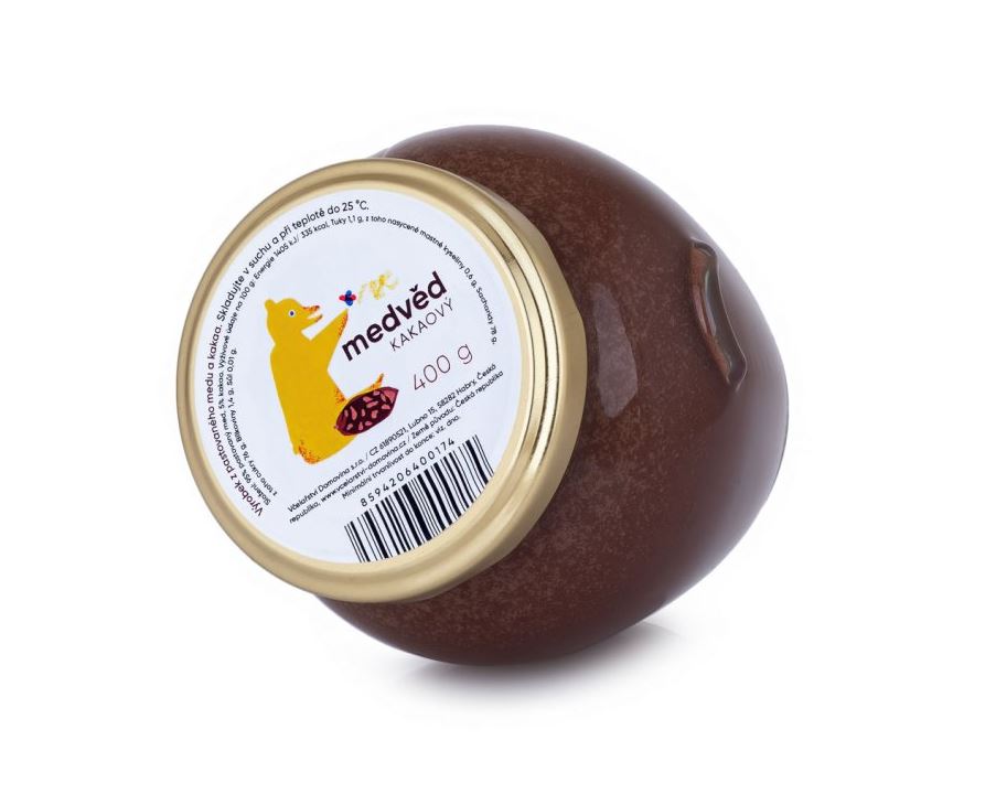 Zobrazit detail výrobku Včelařství Domovina Medvěd kakaový - med s kakaem 75 g
