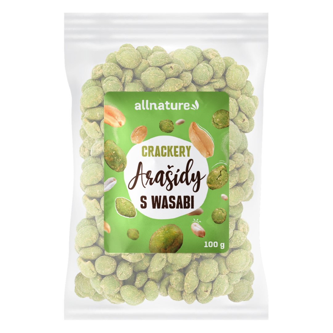 Zobrazit detail výrobku Allnature Arašídy wasabi - crackery 100 g