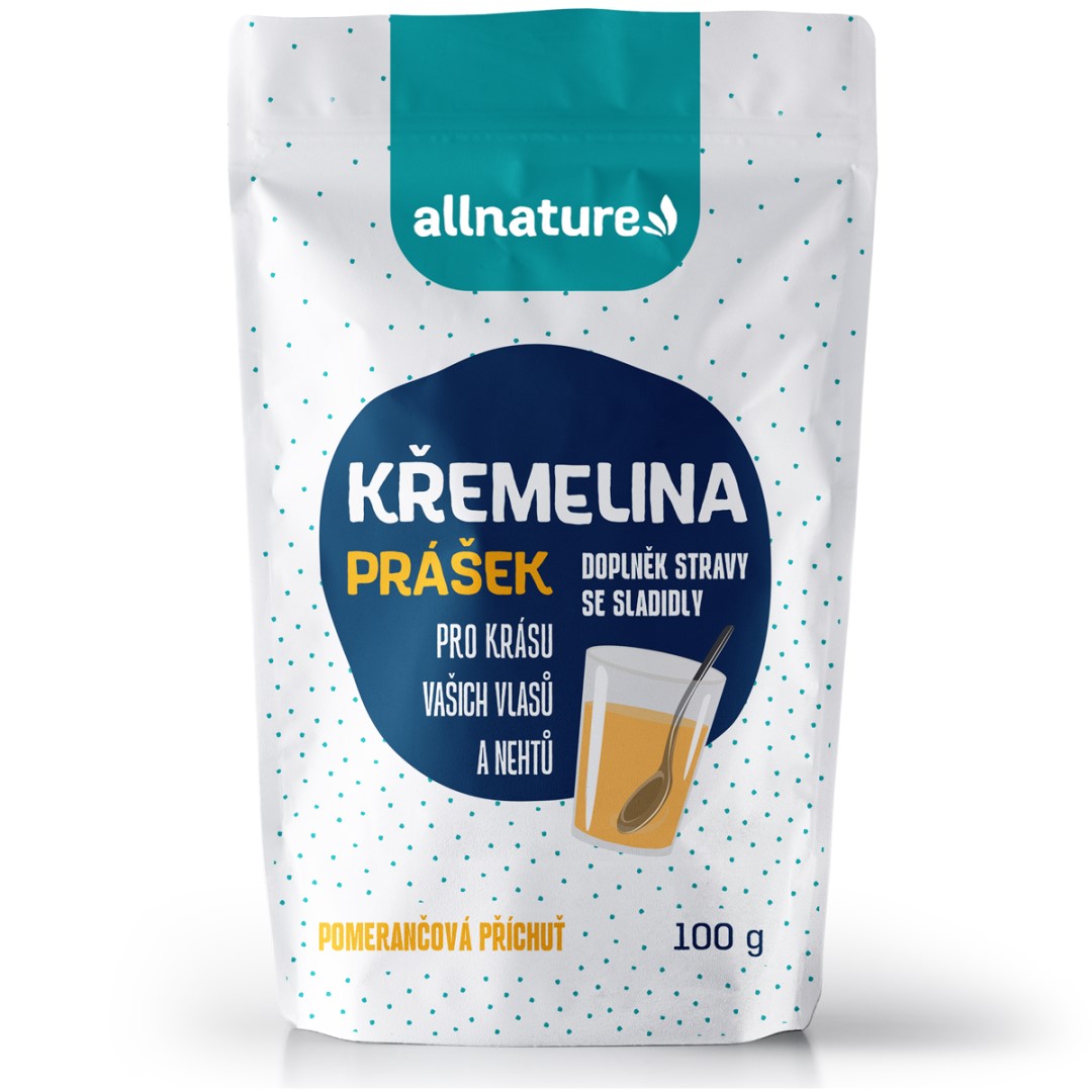 Zobrazit detail výrobku Allnature Křemelina - příchuť pomeranč 100 g