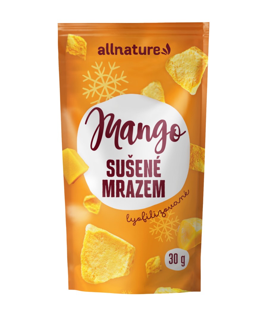 Zobrazit detail výrobku Allnature Mango sušené mrazem 30 g