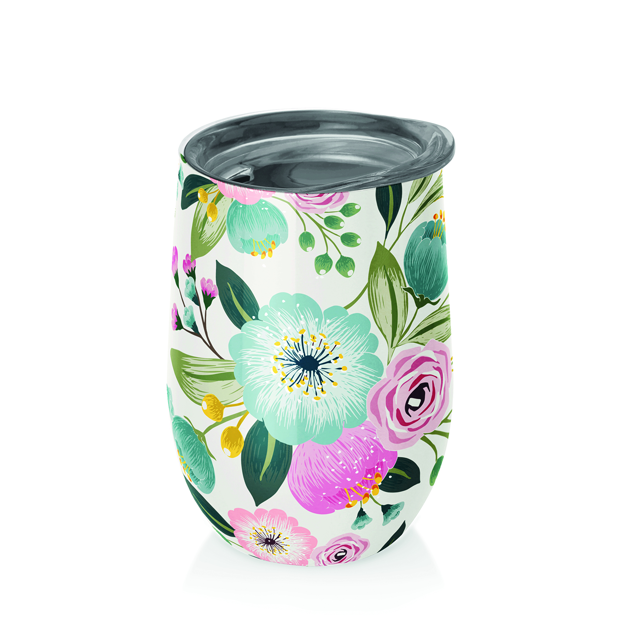 Zobrazit detail výrobku Bioloco Nerezový designový hrnek Pastel flowers 420 ml Zobrazit detail výrobku Bioloco Nerezový designový hrnek Pastel flowers 420 ml
