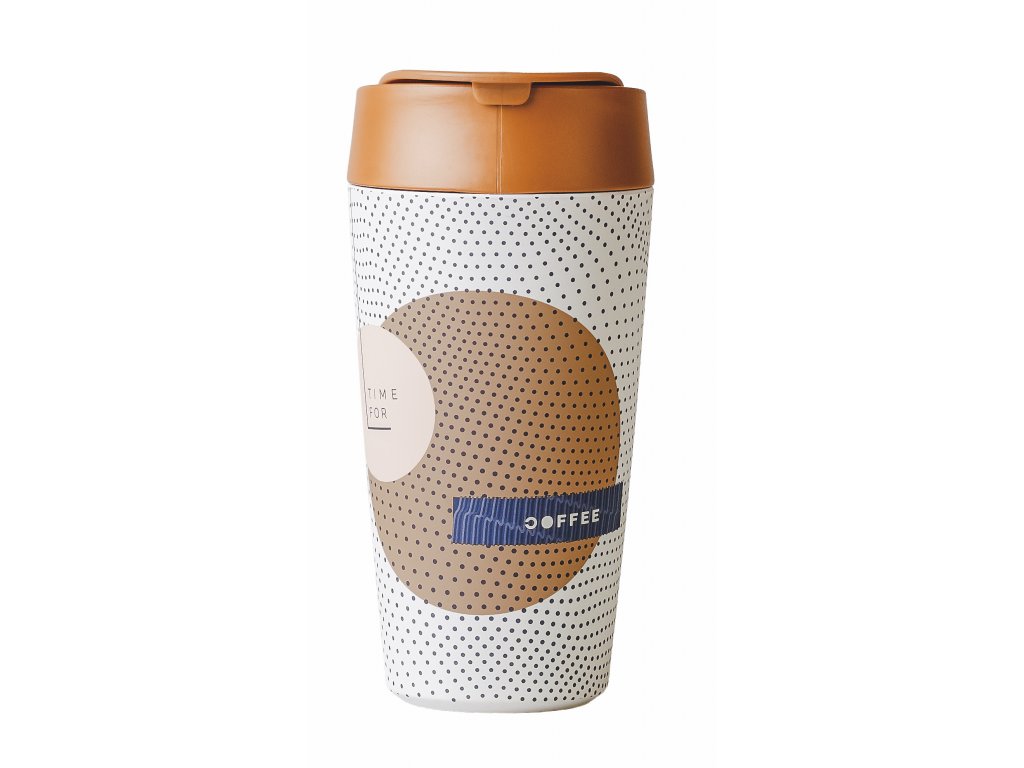 Zobrazit detail výrobku Bioloco Ekologický cestovní hrnek Time for coffee 420 ml