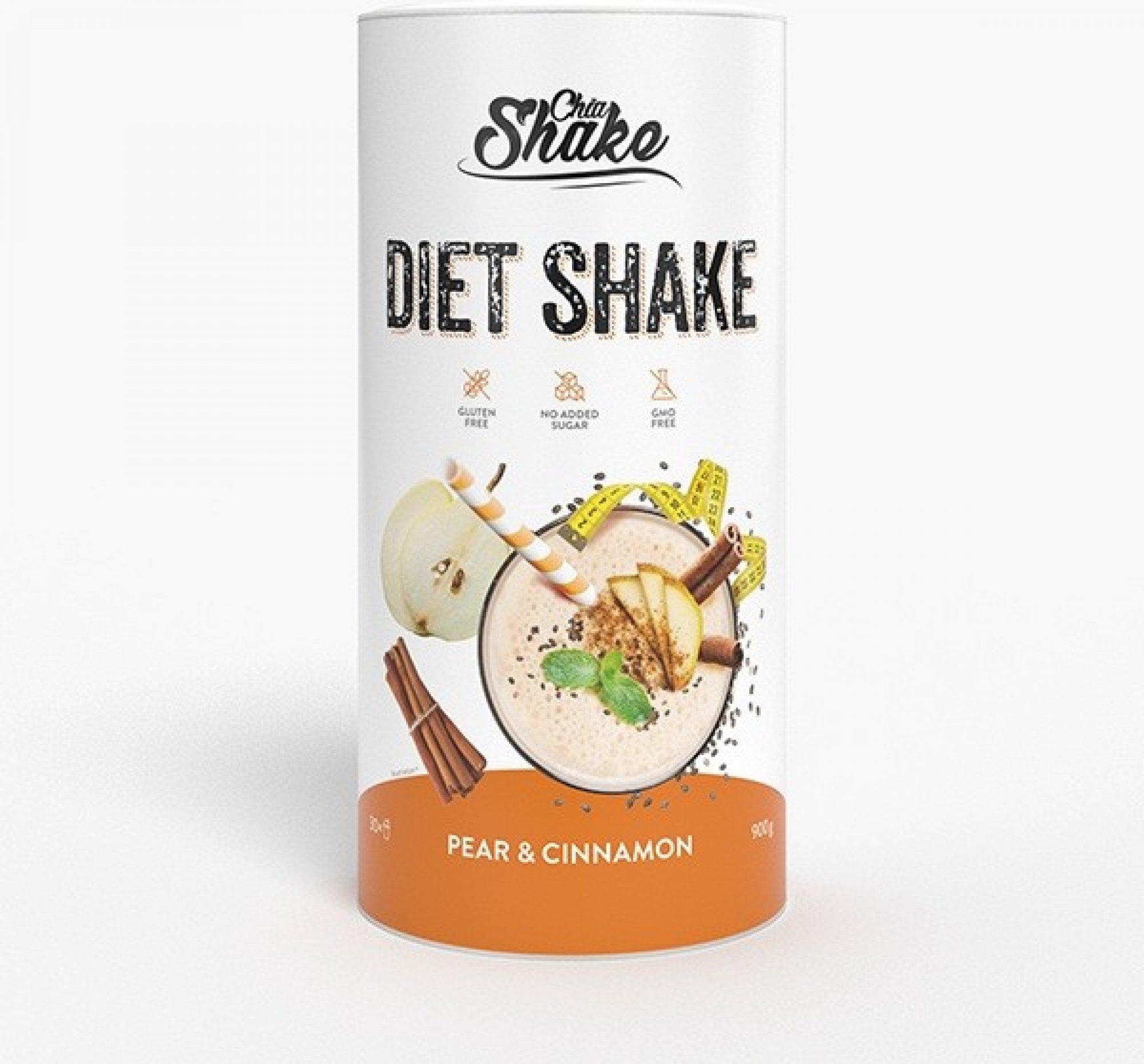 Chia Shake Dietní koktejl - Hruška se skořicí 900 g