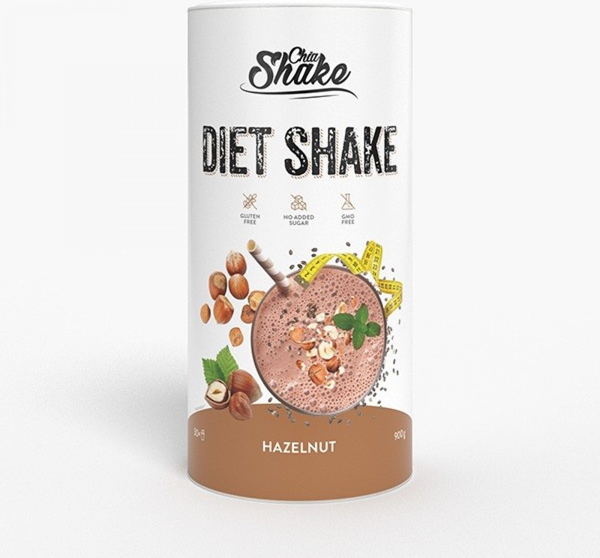 Chia shake Dietní koktejl - Lískový oříšek 900 g