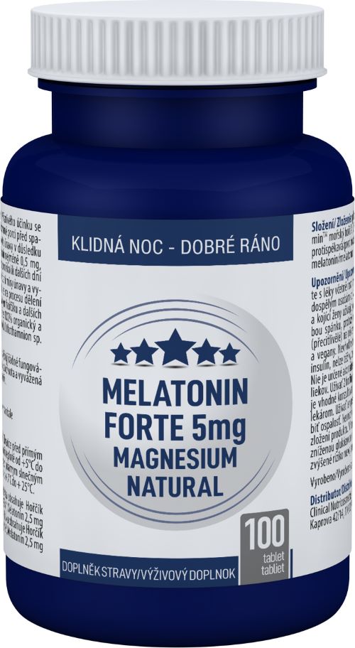 Clinical Melatonin Forte 5 mg Magnesium Natural 100 tablet