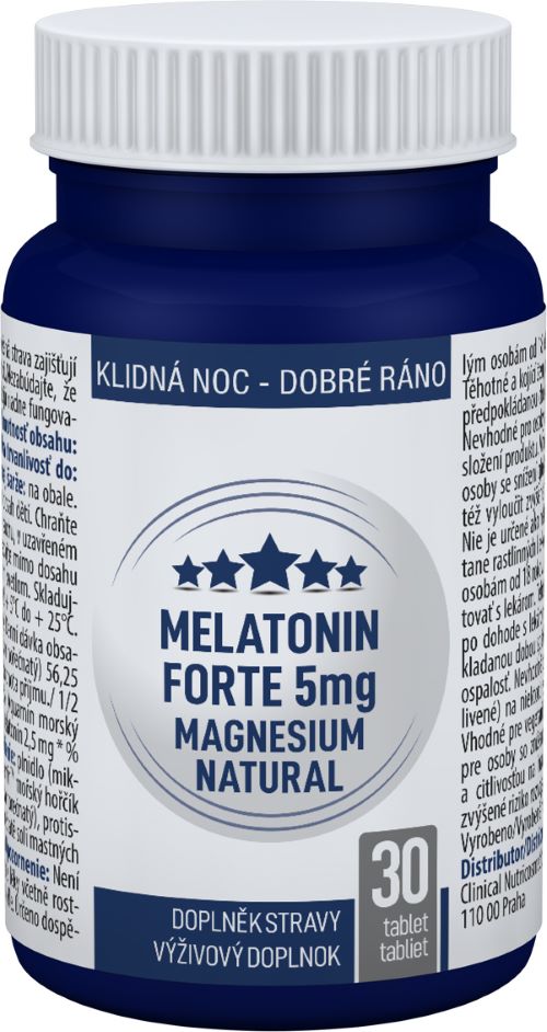 Clinical Melatonin Forte 5 mg Magnesium Natural 30 tablet