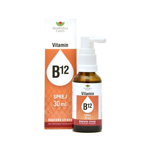 EkoMedica Czech Vitamín B12 ve spreji 30 ml