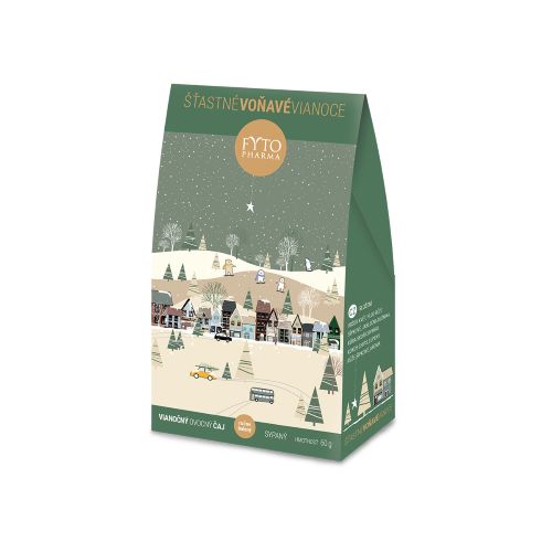 Fytopharma Vánoční ovocný čaj sypaný v zelené krabičce 60 g