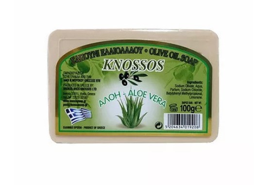 Knossos Olivové mýdlo s Aloe vera 100 g