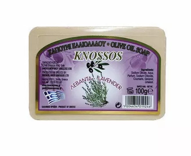 Zobrazit detail výrobku Knossos Olivové mýdlo s levandulí 100 g
