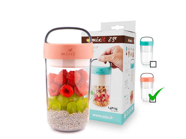 Zobrazit detail výrobku Mixit Svačinový box lososový Zobrazit detail výrobku Mixit Svačinový box lososový