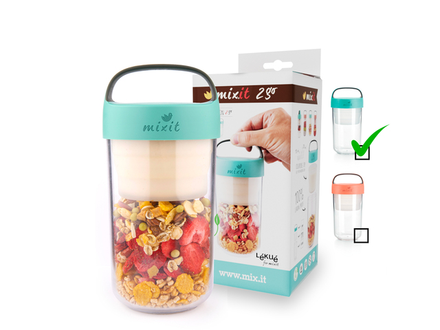 Zobrazit detail výrobku Mixit Svačinový box mintový Zobrazit detail výrobku Mixit Svačinový box mintový