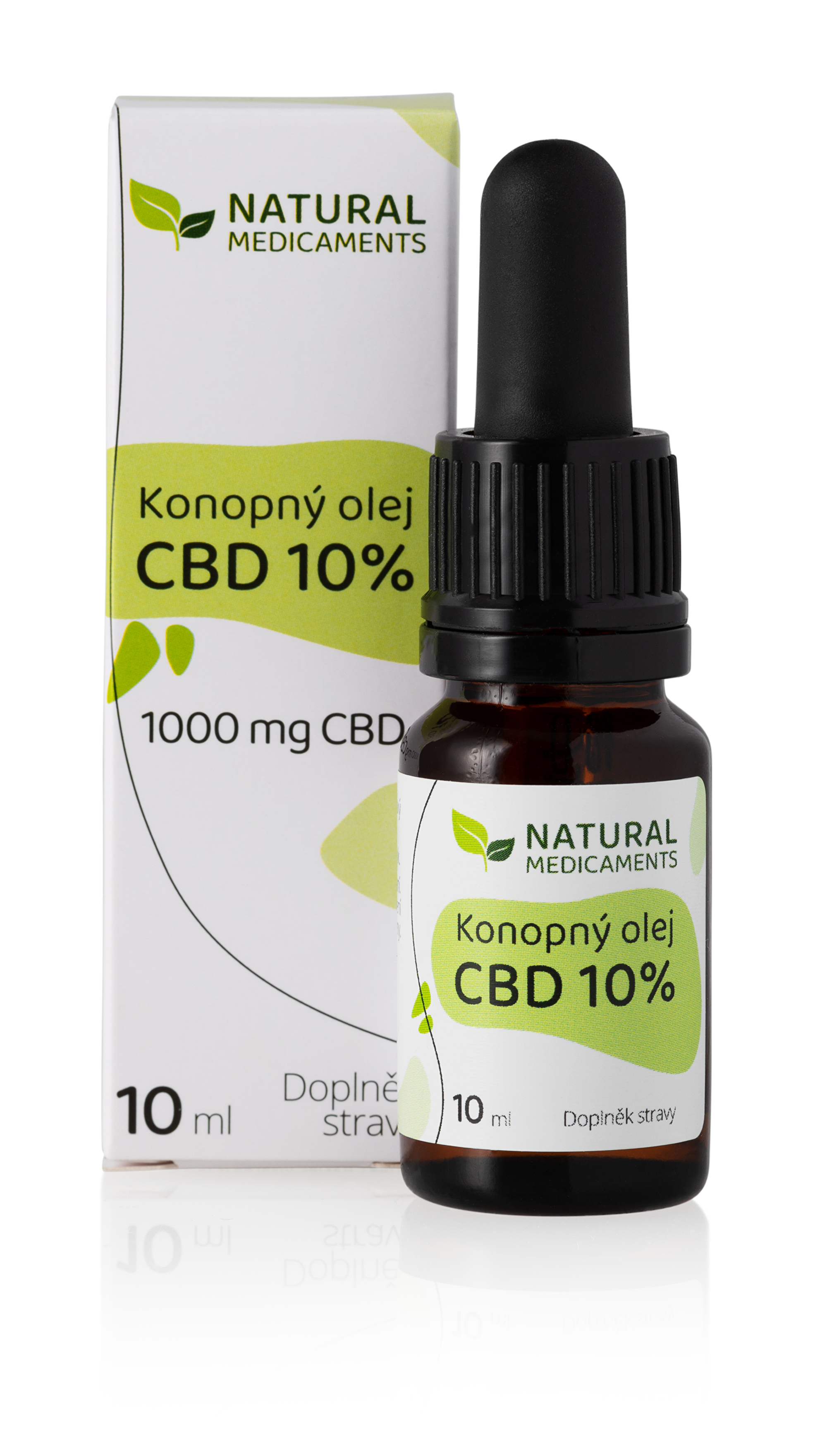 Natural Medicaments Konopný olej CBD 10% 10 ml