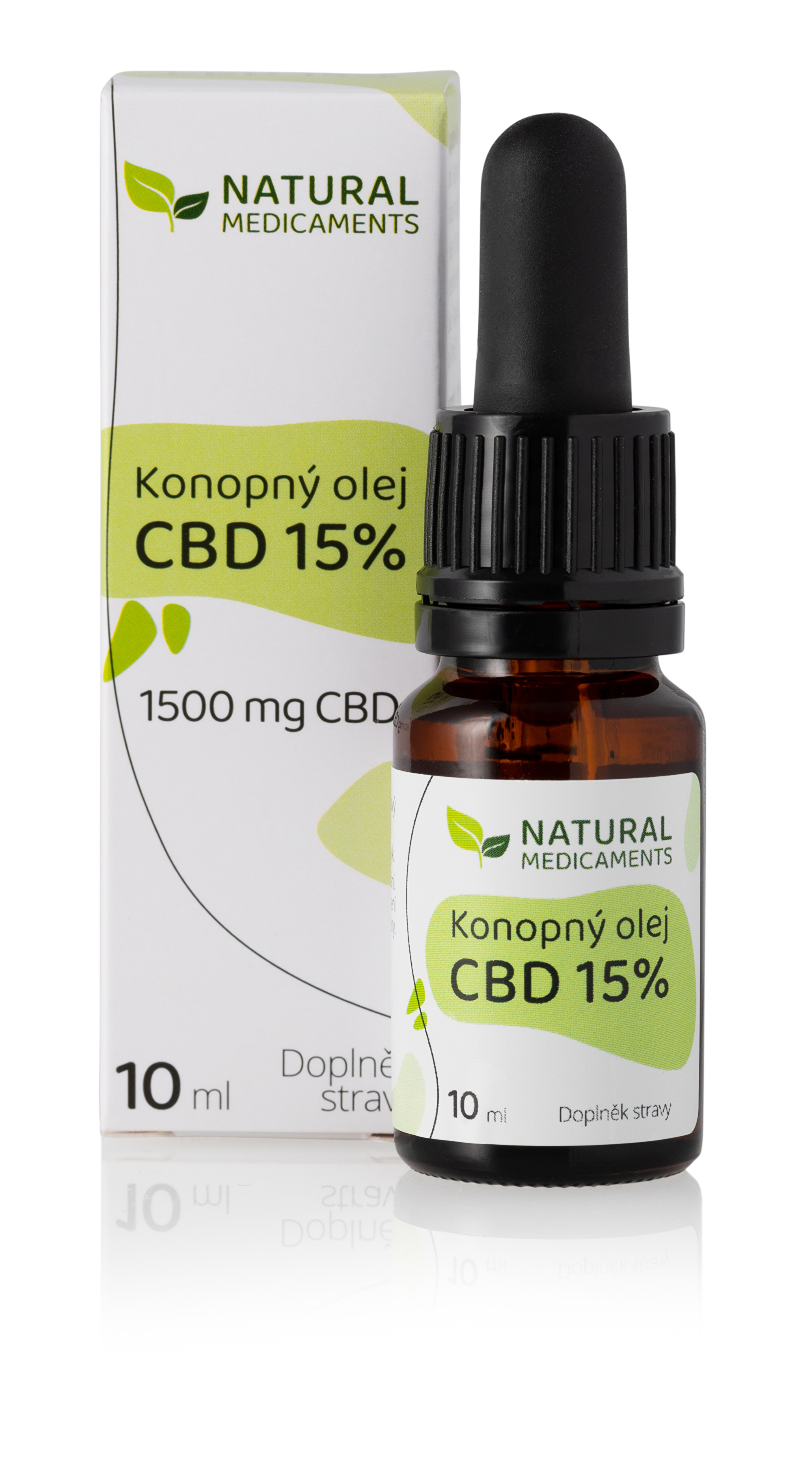 Zobrazit detail výrobku Natural Medicaments Konopný olej CBD 15% 10 ml