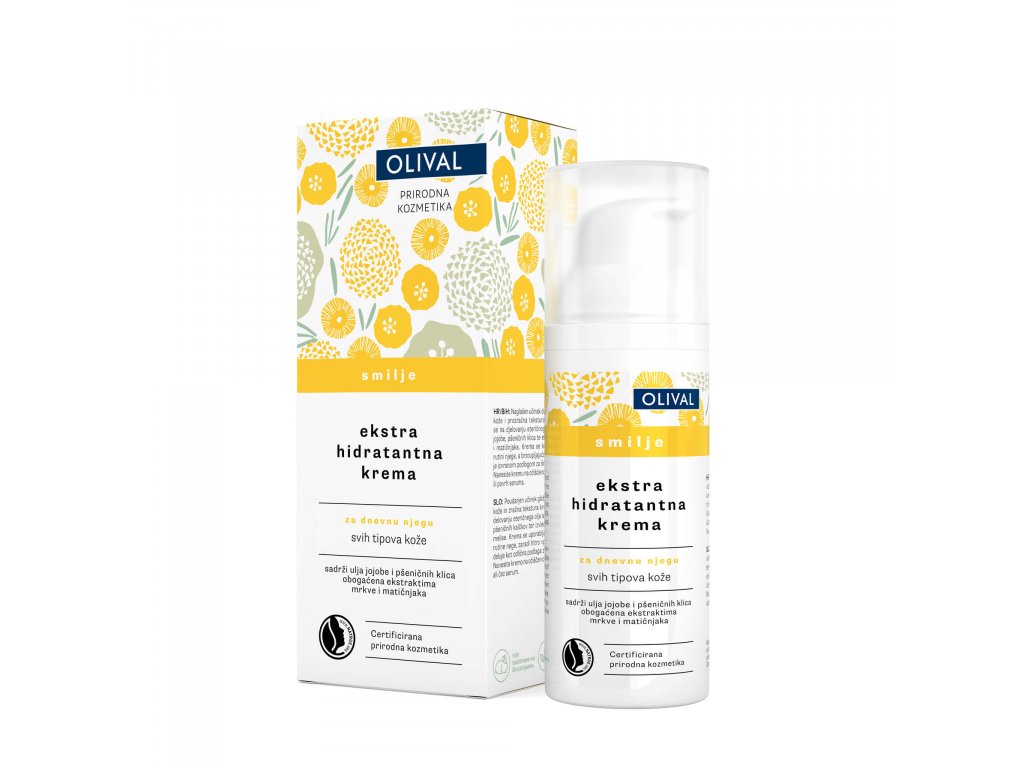 Zobrazit detail výrobku Olival Přírodní extra hydratační krém pro denní péči o pokožku obličeje 50 ml
