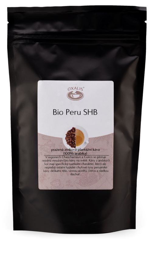 Zobrazit detail výrobku OXALIS BIO Peru SHB 150 g Zobrazit detail výrobku OXALIS BIO Peru SHB 150 g