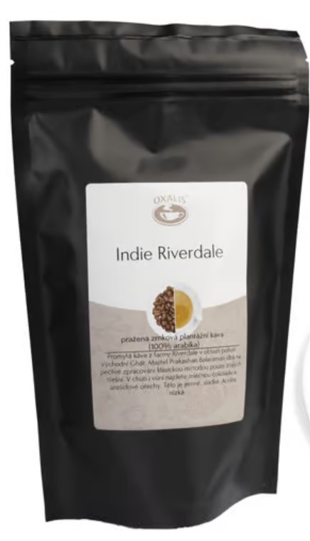 OXALIS Indie Riverdale 150 g - zrnková káva