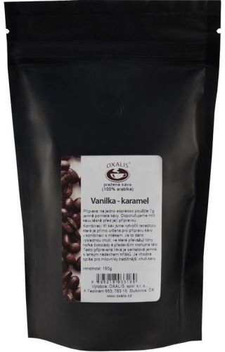 Zobrazit detail výrobku OXALIS Vanilka - karamel 150 g - mletá káva