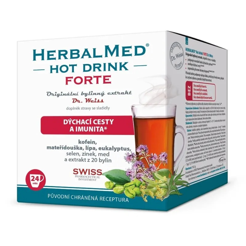 Simply You Herbalmed HotDrink Forte Dr.Weiss s kofeínen 24 sáčků