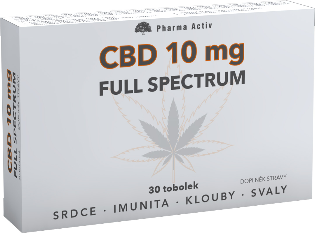 Zobrazit detail výrobku Pharma Activ CBD 10 mg Full Spectrum 30 tobolek