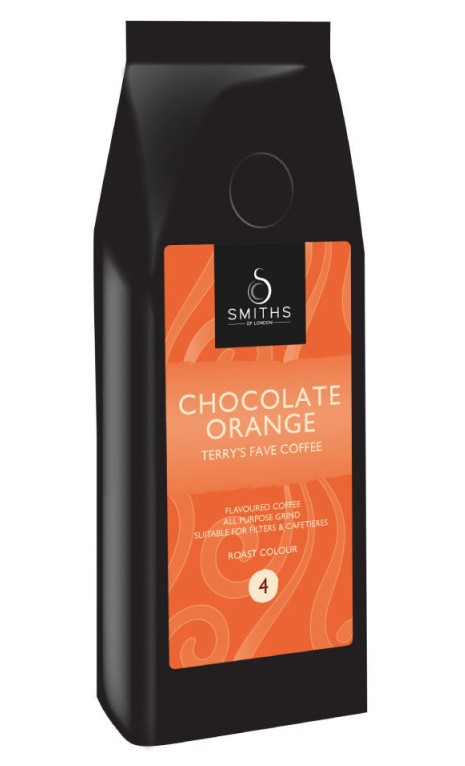 Zobrazit detail výrobku Smiths of London Ochucená káva Čokoláda a Pomeranč 227 g