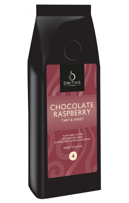 Zobrazit detail výrobku Smiths of London Ochucená káva Čokoláda Malina 227 g
