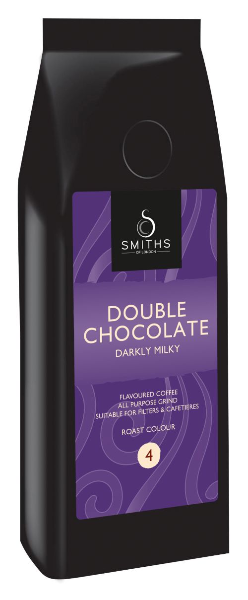 Zobrazit detail výrobku Smiths of London Ochucená káva Dvojitá Čokoláda 227 g
