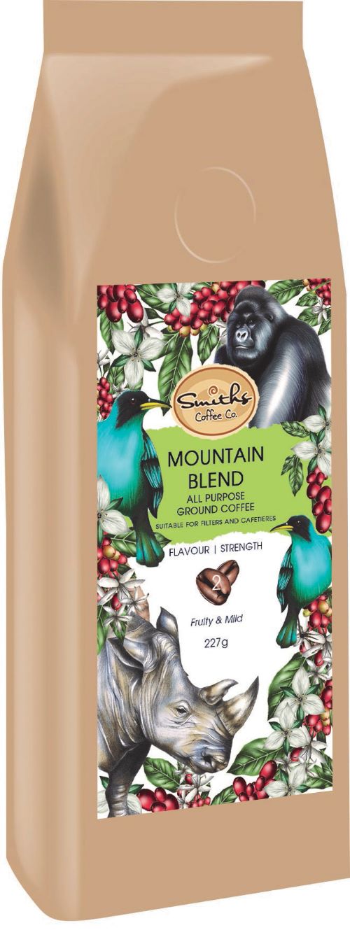 Zobrazit detail výrobku Smiths of London Zrnková káva Mountain Blend 227 g
