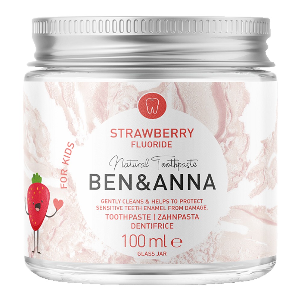 Zobrazit detail výrobku BEN & ANNA Dětská zubní pasta Strawberry s fluoridem 100 ml