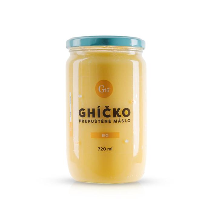Zobrazit detail výrobku České ghíčko BIO Přepuštěné máslo ghí 720 ml