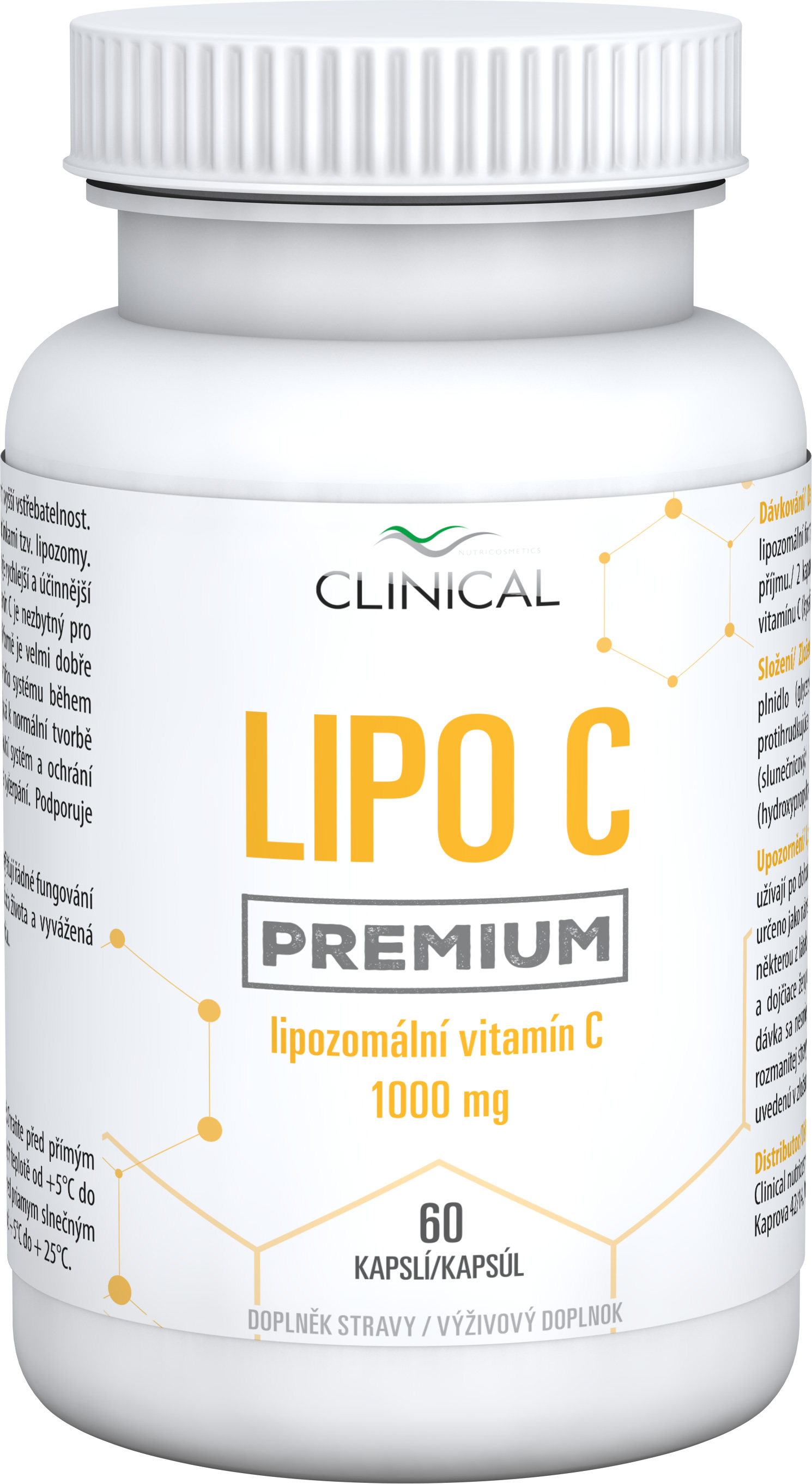Zobrazit detail výrobku Clinical LIPO C premium 1000 mg 60 kapslí