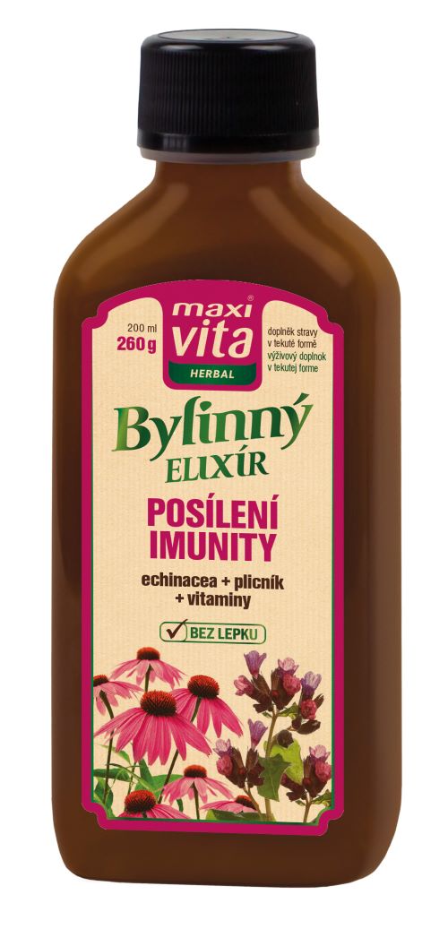 Maxi Vita Herbal Bylinný elixír posílení imunity 200 ml