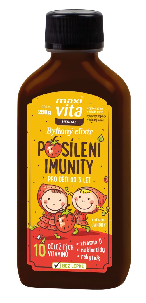 Zobrazit detail výrobku Maxi Vita Herbal Bylinný Posílení imunity pro děti 200 ml