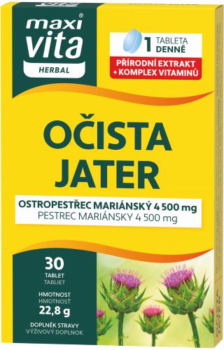 Zobrazit detail výrobku Maxi Vita Herbal Očista jater 30 tablet