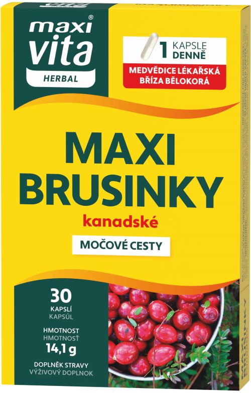 Maxi Vita Maxi Brusinky kanadské 30 kapslí