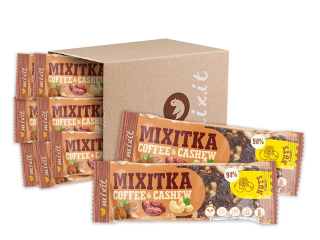 Zobrazit detail výrobku Mixit Mixitka bez lepku - Káva + Kešu 9 x 44 g