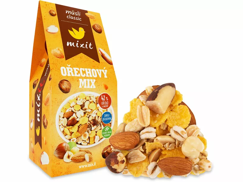 Zobrazit detail výrobku Mixit Müsli classic - Ořechový mix 380 g