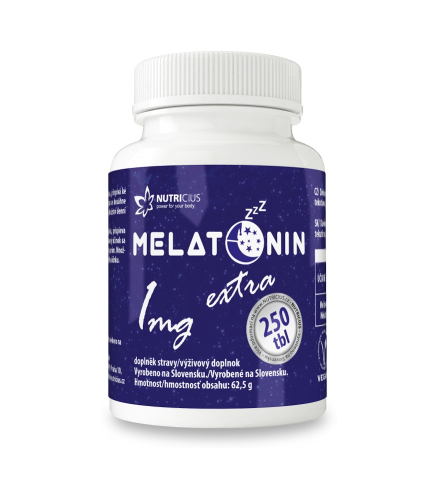 Zobrazit detail výrobku Nutricius Melatonin extra 1 mg 250 tablet